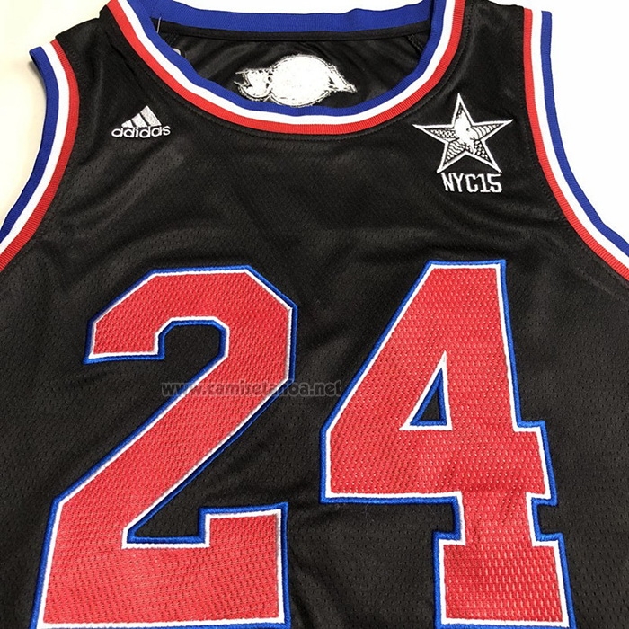 Camiseta All Star 2015 Kobe Bryant #24 Negro